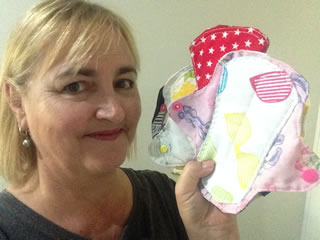 Reusable Sanitry Pads, hand made in Australia