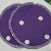 BP Purple with White Polka Dots