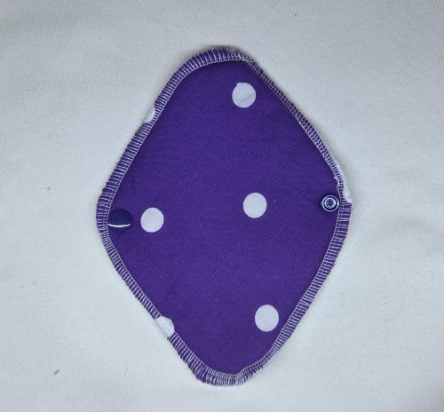 Purple With White Dots Large