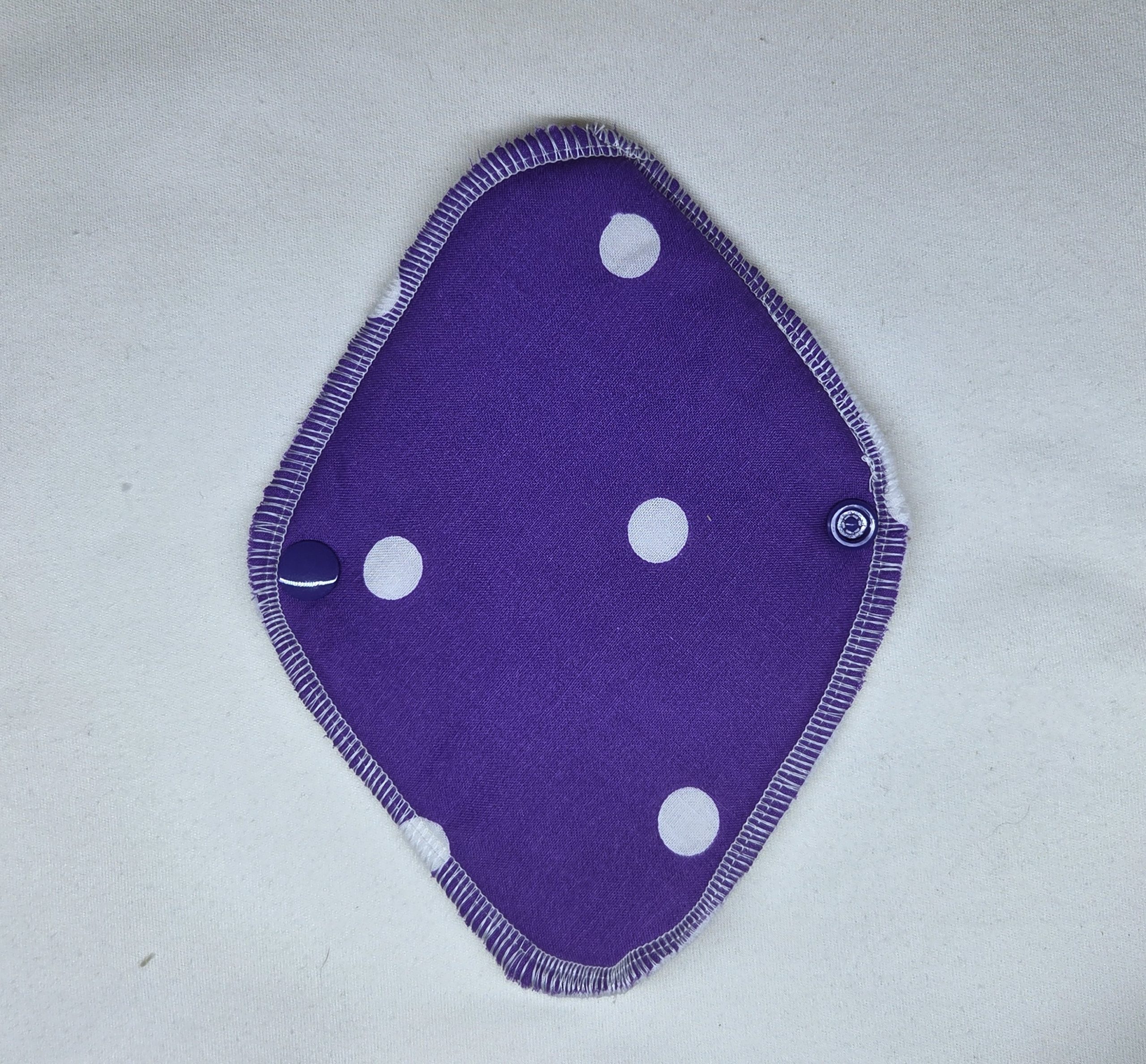 Purple With White Dots Large